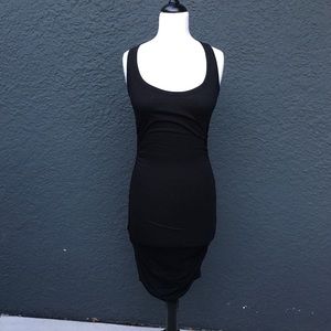 Express Black Racerback Knit Jersey Tank Dress